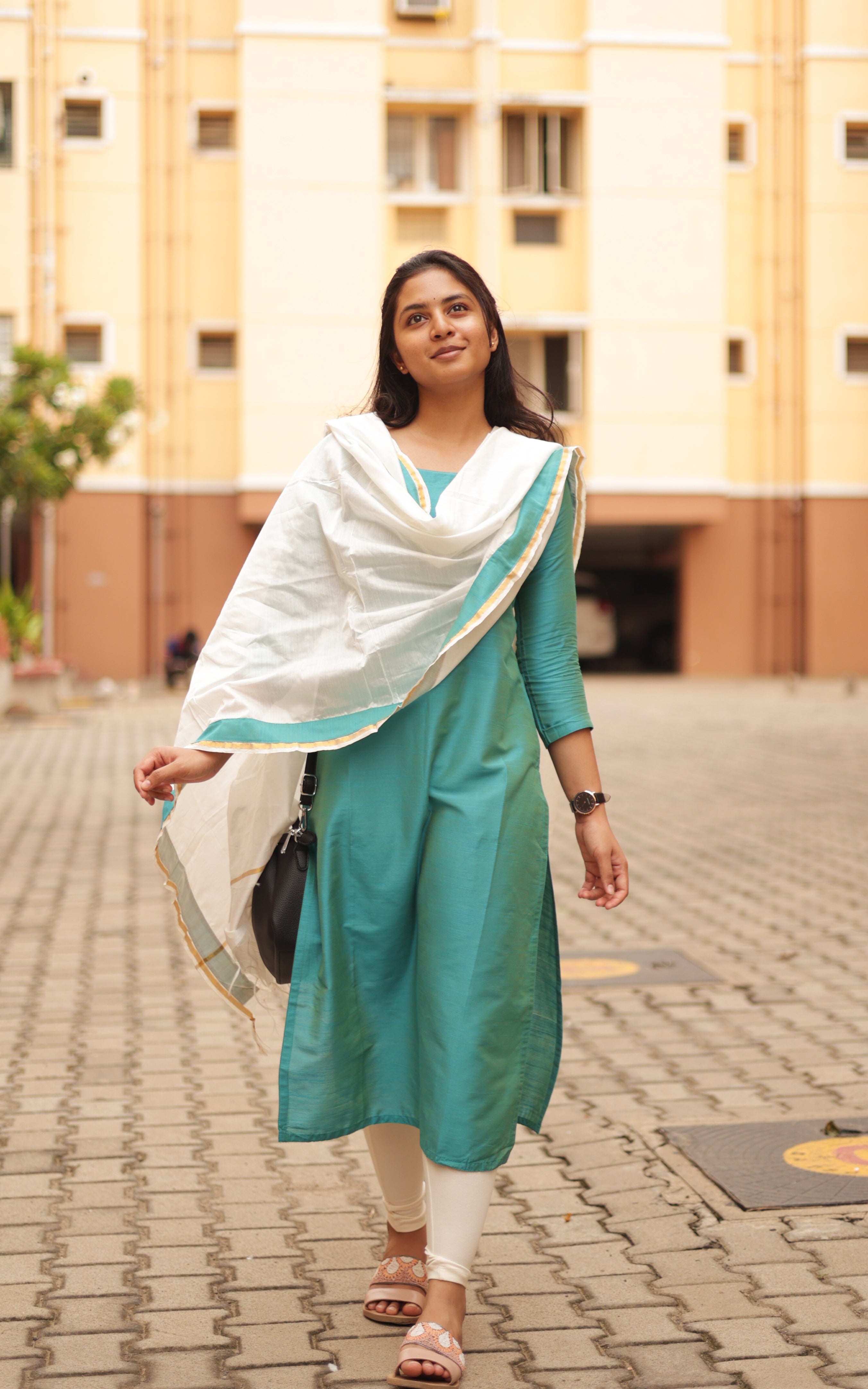 Raja Rani Nazriya Blue (Kurti+Dupatta) KURTIS instore