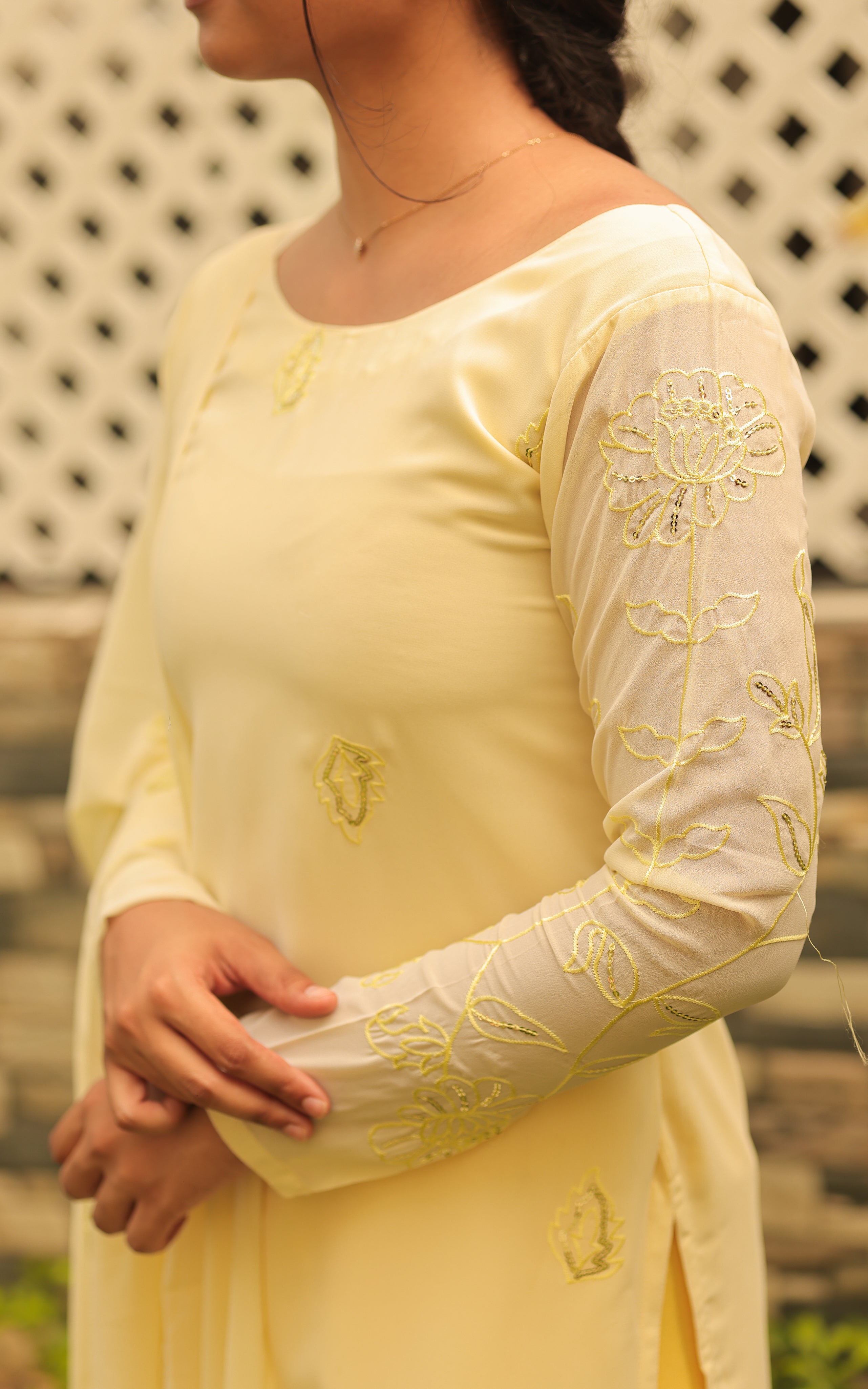 Tamil movie inspired kurti – Sillunu Oru Kadhal recreation outfit