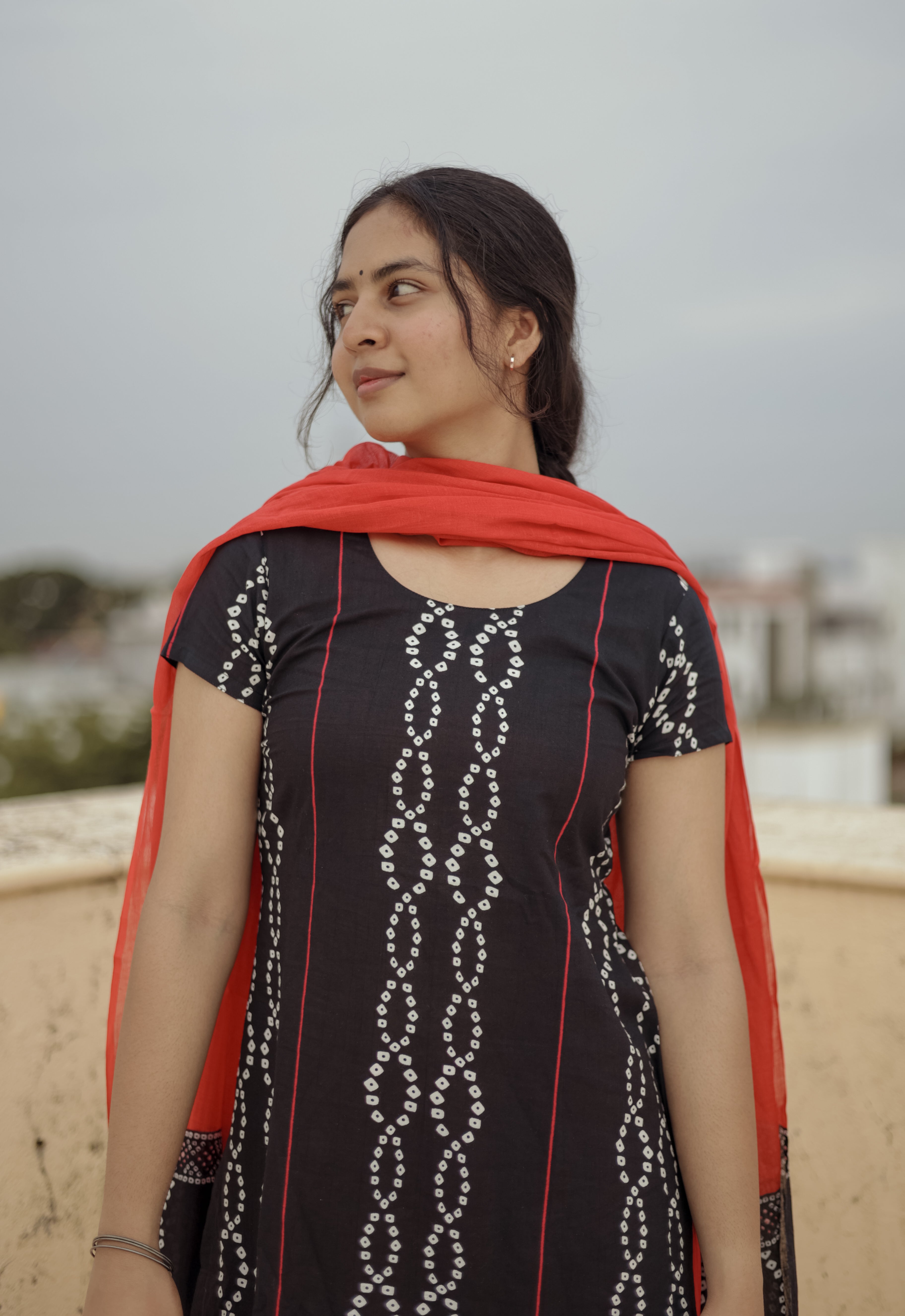 Ghilli Climax Bandhani 3/4th Sleeve (Kurti+Dupatta) KURTIS instore