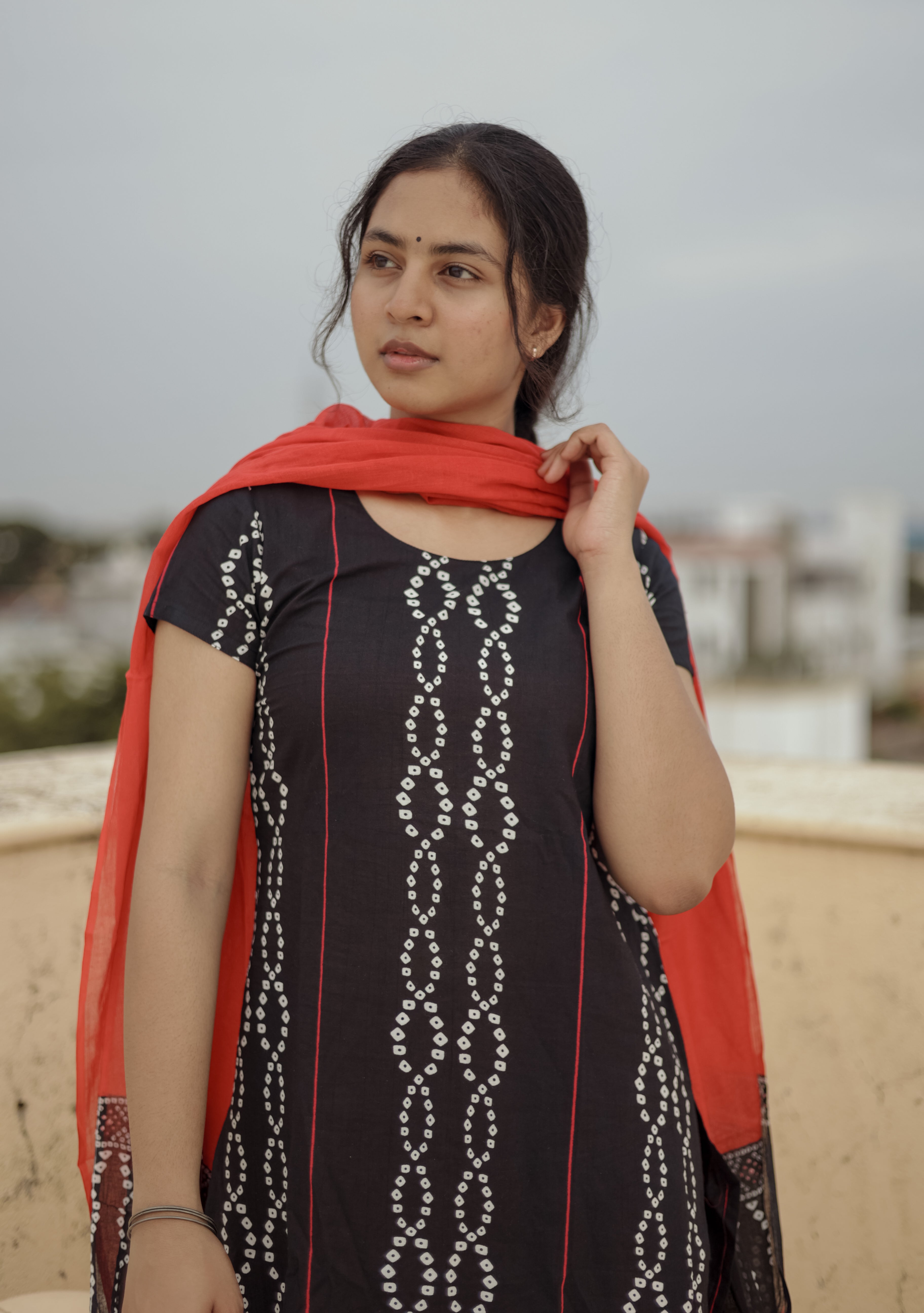 Ghilli Climax Bandhani 3/4th Sleeve (Kurti+Dupatta) KURTIS instore