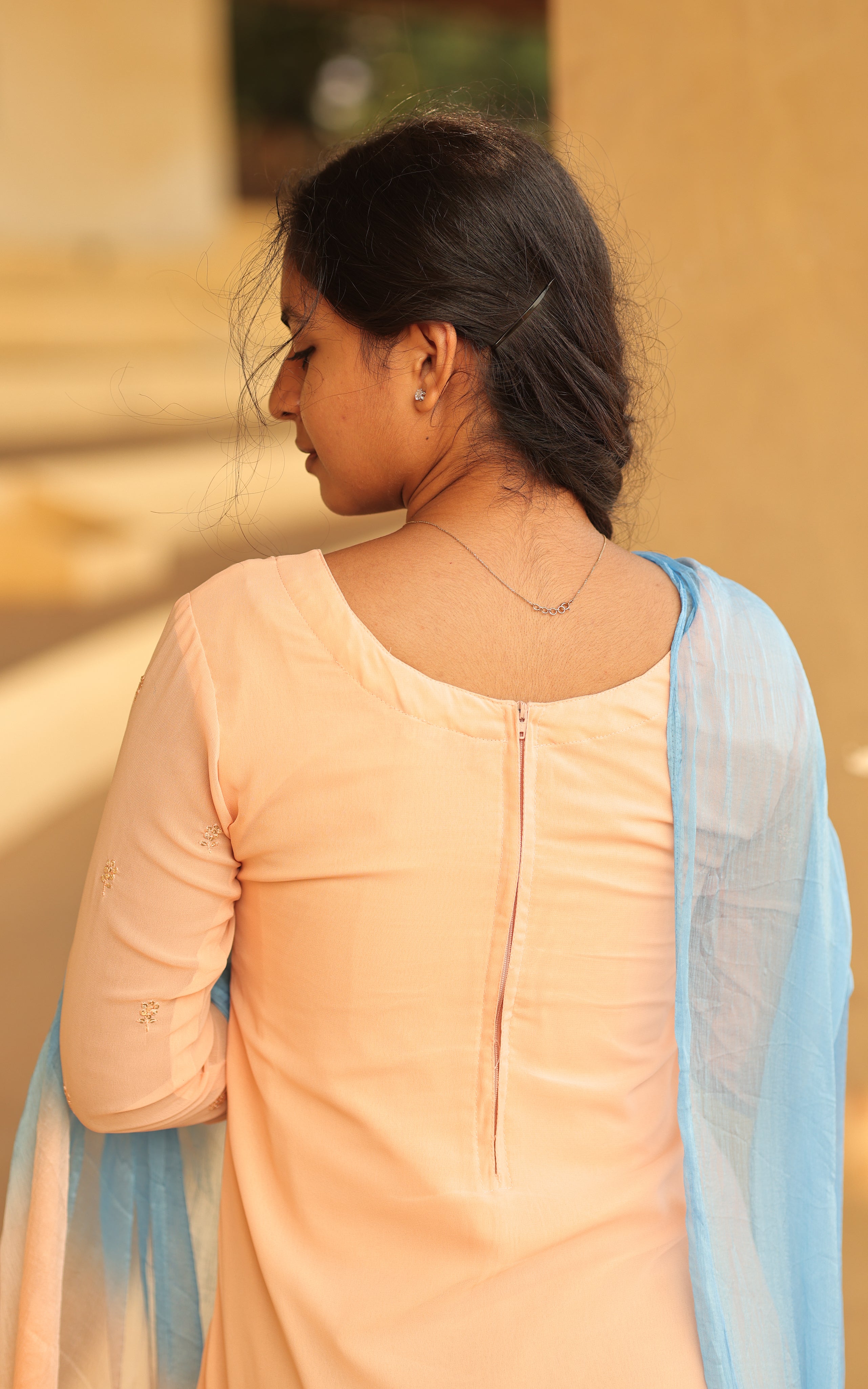 Tamil movie inspired kurti – Sillunu Oru Kadhal recreation outfit
