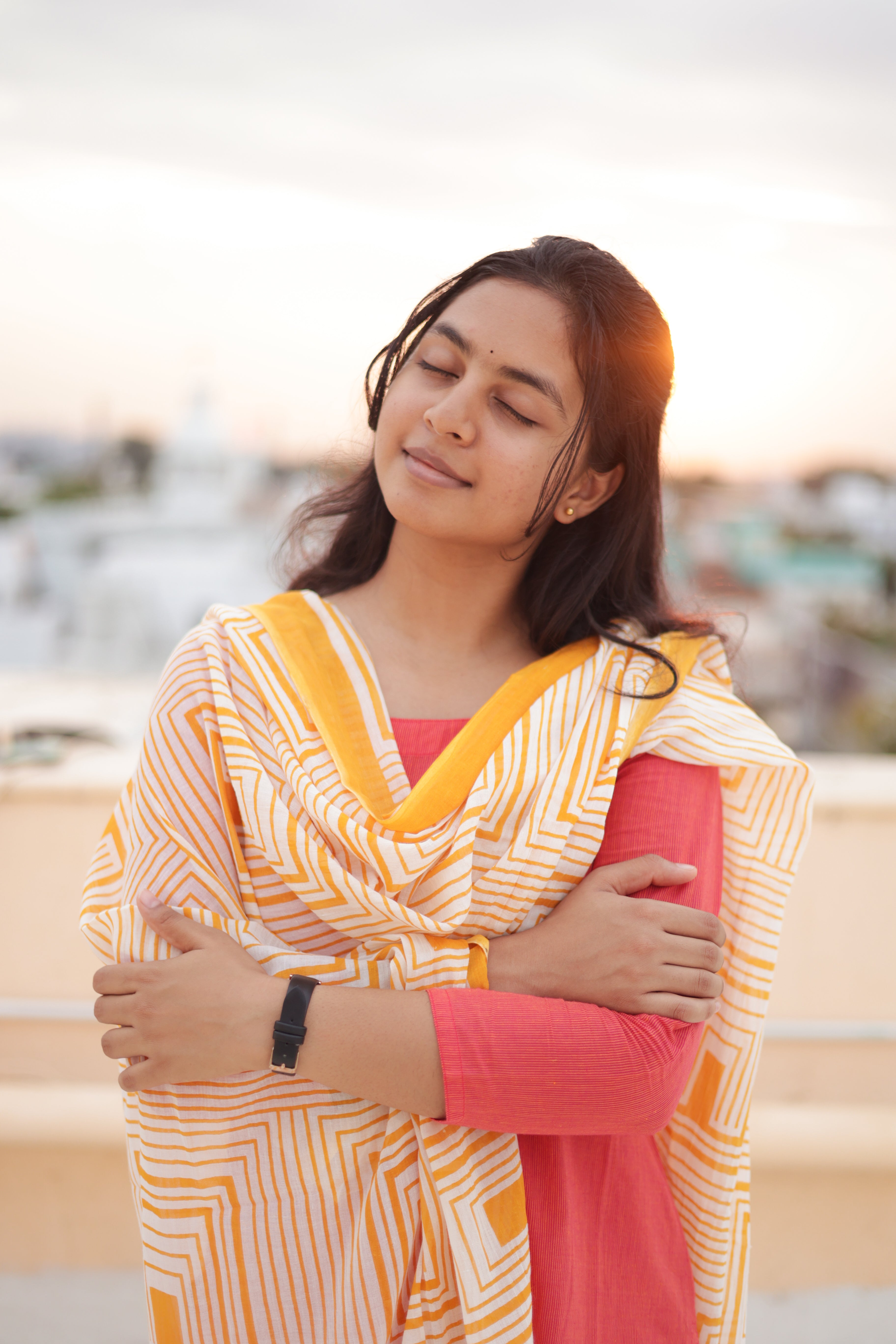 Raja Rani Nazriya Dark Peach (Kurti+Dupatta) KURTIS instore