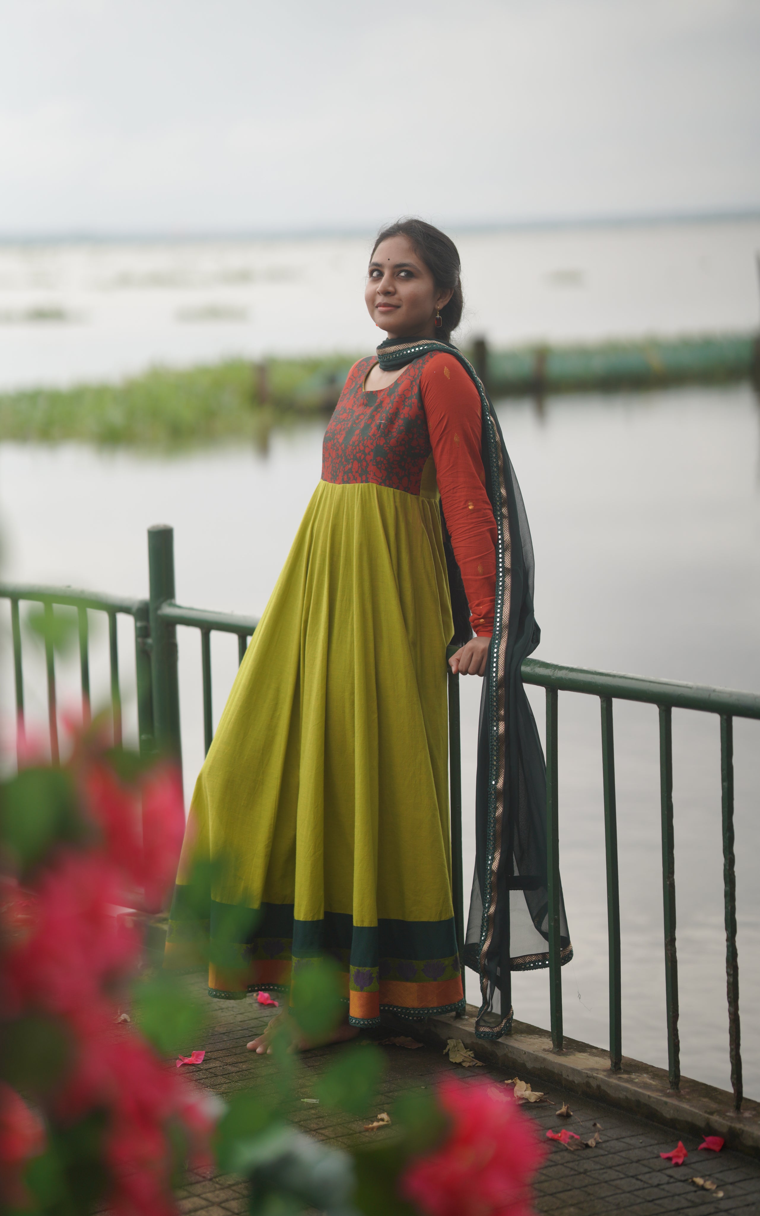 Raavanan movie Kalvare look Anarkali gown online