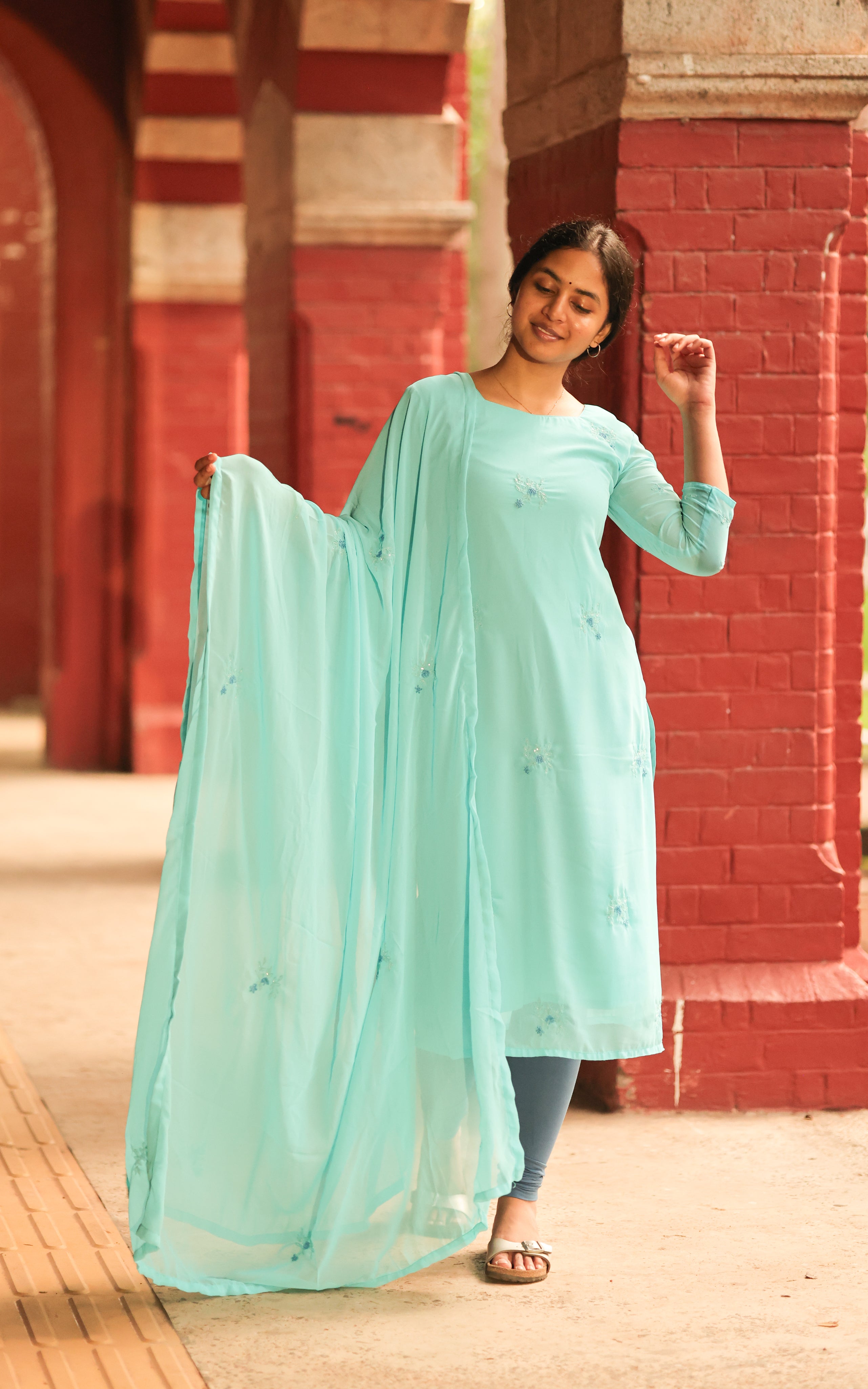 Sillunu Oru Kadhal kurti for women – inspired by Jyothika and Bhumika outfits