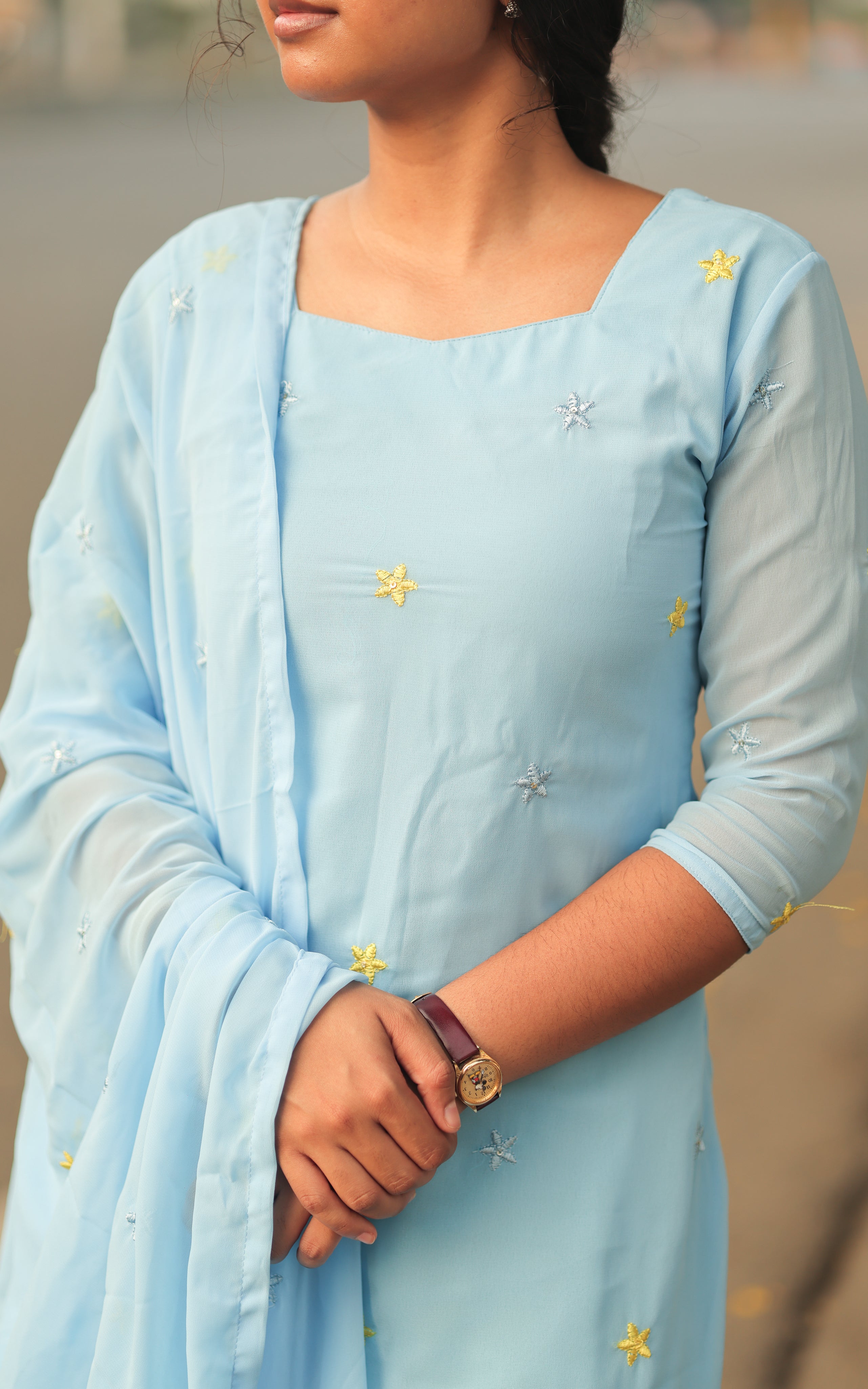 Sillunu Oru Kadhal kurti for women – inspired by Jyothika and Bhumika outfits