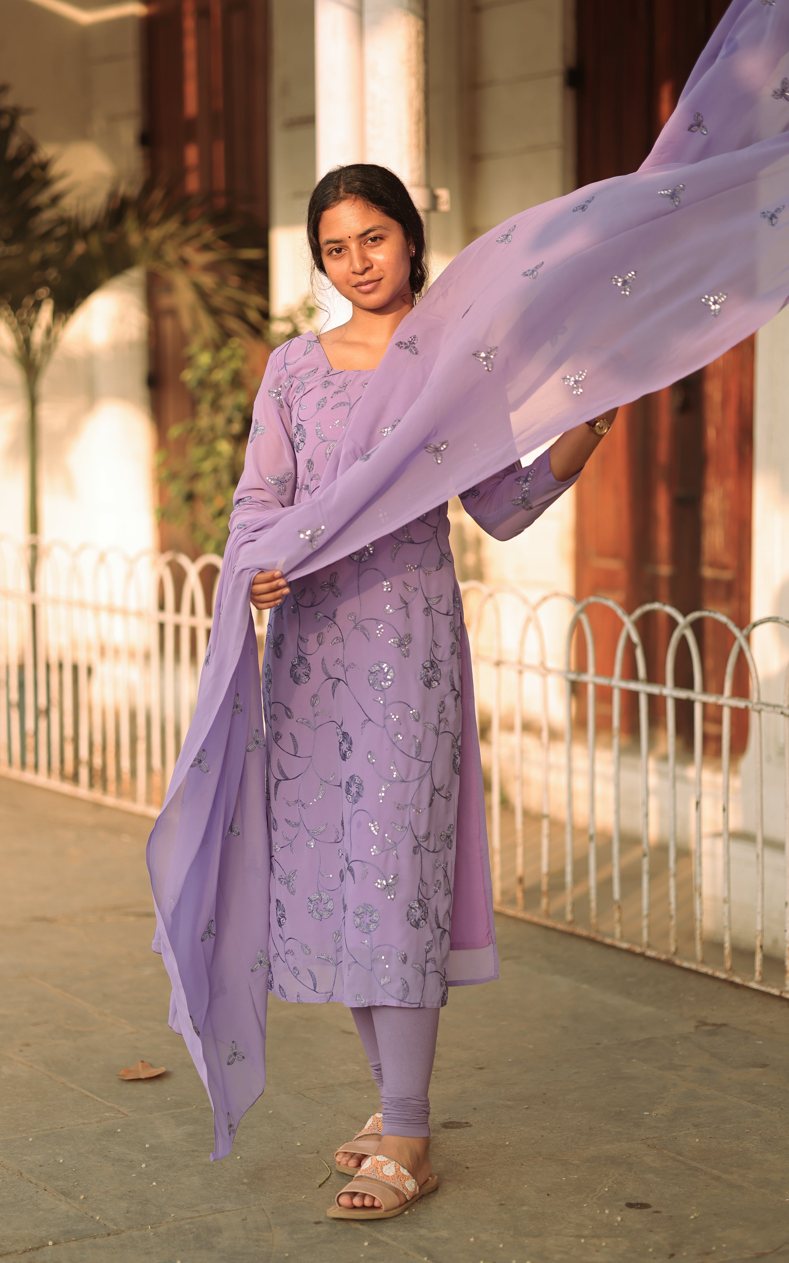 Recreated kurti look from Sillunu Oru Kadhal – Boomika and Aishu fashion style