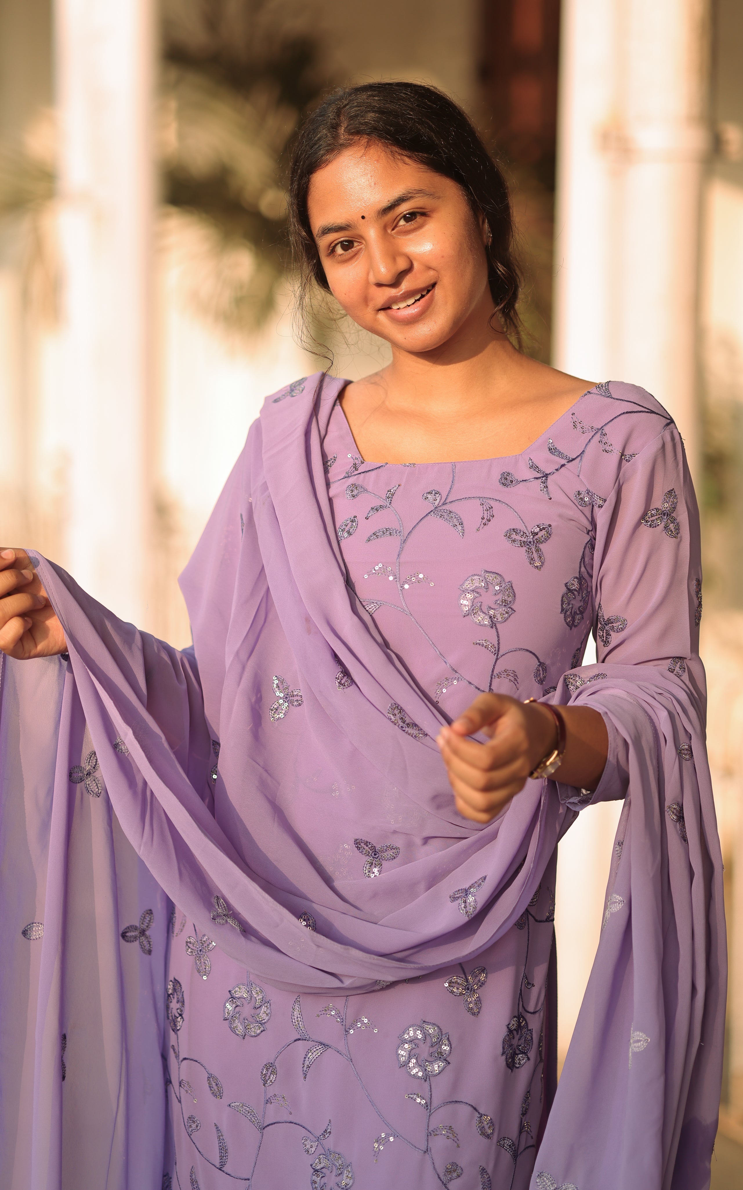 Tamil movie inspired kurti – Sillunu Oru Kadhal recreation outfit