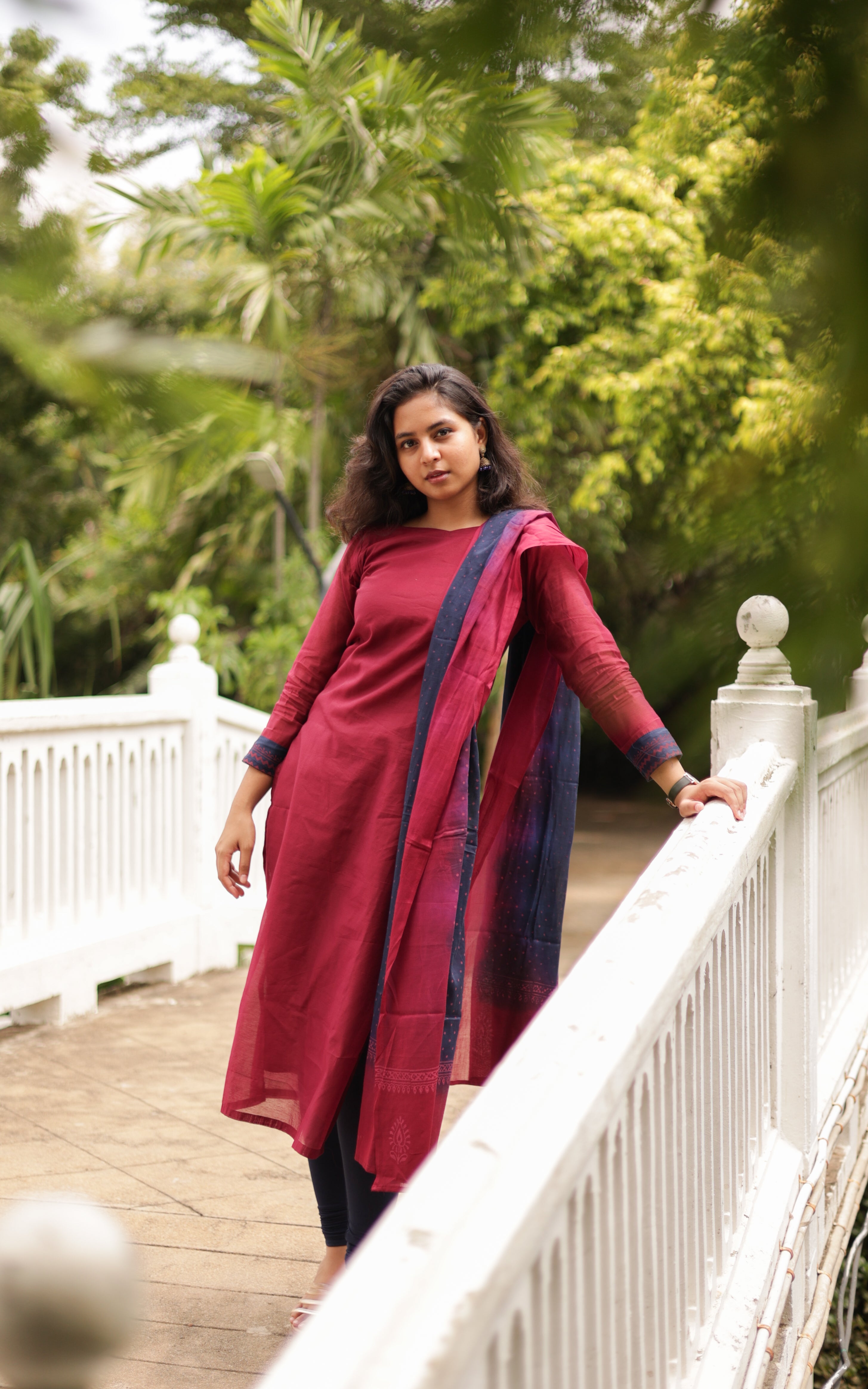 Meghna Magenta (Kurti+Dupatta) KURTIS instore